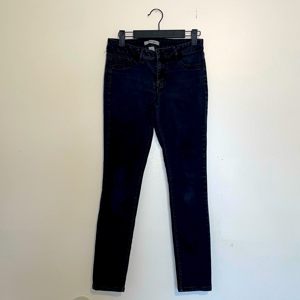 Refuge | Black Skinny Jeans